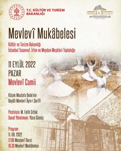 MEVLEVİ MUKABELESİ AFİŞ